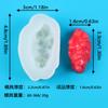 Ske Feito à Mão DIY Molde de Cristal com Cola Pingente de Joia Cristal de Pedra Bruta Simulada Enfeites de Aglomerado de Cristal Molde de Silicone Feito à Mão