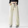 Pantalones de Montañismo Impermeables para Exteriores Camel HJCAMEL Scimitar Rushsuit para Mujer Otoño Casual Sueltos Rectos Pierna Ancha