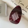 El Pasador de Cabello Más Popular de Amazon, Nuevo Pasador de Cabello Plano Ovalado con Forma de Diamante, Pinza de Tiburón Sin Costuras para el Cabello en la Parte Posterior de la Cabeza, Al por Mayor