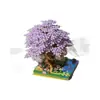 Jihui JIHUI Art High M2108 Casa del Árbol de Flor de Cerezo Bloques de Construcción Juguetes Educativos Ensamblables Niños Niños Niñas Transfronterizo