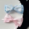 Lazo de tela de encaje, tocado DIY, accesorios para el cabello, accesorios de ropa, zapatos, flor, agujero, accesorios para zapatos, venta al por mayor