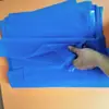 Bolsa de PE antiestática de plástico para empaquetado de productos electrónicos, bolsa plana engrosada de alta presión, bolsa de almacenamiento a prueba de humedad, bolsa de plástico de PE azul