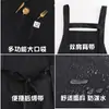Delantal Publicitario con Impresión de Logo Personalizado y Patrón, Delantal de Camarero de Cocina y Catering, Uniforme de Trabajo, Impermeable y a Prueba de Aceite