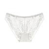 Xiaotianer - Ropa interior sexy de encaje de cintura baja para mujer, tentación sexual pura, bragas transparentes antibacterianas para niñas