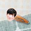 Wang Junkai estrella accesorio para el cabello de acrílico pinza bb tocado ayuda para concierto accesorio de imagen