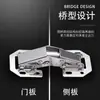 Dobradiça para Porta de Armário Sem Furo Dobradiça Sapo Espessa de 3 polegadas Design de Ponte Dobradiça de Rolamento de Esfera para Armário Acessórios de Ferragens
