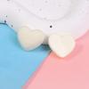 Estilo coreano outono e inverno pelúcia flocar amor coração patch brincos diy acessórios de cabelo telefone celular shell hole sapatos acessórios