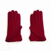 Luvas quentes de lã inverno femininas primavera e outono para dirigir andar de moto roupas com tela sensível ao toque luvas de caxemira fábrica de origem