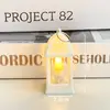 Mini Luz Noturna de Simulação Retrô Vela Eletrônica LED Lâmpada de Vento Portátil Pingente Decorativo de Atmosfera Ornamento de Mesa