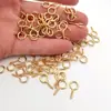 Ponto de aço inoxidável prego olho de ovelha anel olho de ovelha tensor anel de parafuso acessórios para joias de miçangas diy especificações