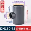 Tee reductor de grado químico UPVC para tubería de suministro de agua, tee plana reductora, resistente a ácidos y álcalis fuertes, accesorios de tubería química de grado industrial