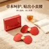 Parche Herbal Rojo Doble C para Cintura, Cinturón para Cintura y Abdomen, Película Térmica Abdominal, Parche de Moxibustión, Parche de Moxa de Tres Etapas para Cuidado, Moxa de Nanyang