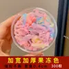 Bandas Elásticas Negras Engrosadas para el Cabello para Mujeres, Alta Elasticidad, Gomas Pequeñas Duraderas, Gomas de Caucho Desechables