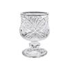 Mini copa de vino de frutas de vidrio tallado vintage creativo, exquisita copa de vino dulce de base alta, alto valor de color, copa de vino pequeña, una taza