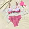 Novo Maiô Sexy para Mulheres, Bikini para Fontes Termais Praia Amazônia, Roupa de Banho Europeia e Americana, Estampado Azul Rosa Vermelho