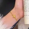 Diseño Original de Nicho, Pulsera Resistente de Flor de Lirio Cruz con Circonita para Mujer, Gama Alta, Lujo Ligero, Única, Versátil, Nueva