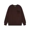 Sudadera con cremallera bordada Stussy x NK Cruzada Conjunto casual deportivo con felpa Juego de joggers holgados