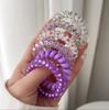 Estilo Coreano Niña Alta Calidad Uva Coco Ola Punto Línea Telefónica Anillo para el Cabello Verano Fresco Todo Fósforo Cuerda para la Cabeza Goma Sin Costuras Tendón