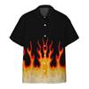 2024 Nuevo Verano Camisas de Manga Corta para Hombre Hechas a Medida Modernas Estampadas Digitalmente en 3D para Vacaciones Al Por Mayor