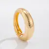 Pulsera de moda transfronteriza europea y americana con superficie de metal tipo paisaje, pulsera irregular de nicho con onda de agua de resorte