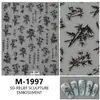 Nuevas Calcomanías para Uñas de Mariposa, Accesorios Decorativos Suaves y Portátiles, Calcomanías 3D en Relieve, Calcomanías para Uñas de Concha, Tridimensional