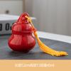 Mini pote de cerâmica para chá tamanho pequeno cabaça pote selado pote criativo portátil para armazenamento pote para pó de incenso pílula logo impresso