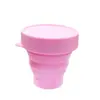 Exportación Transfronteriza de Vasos Plegables de Silicona de Grado Alimenticio, Vasos de Agua Retráctiles Portátiles, Vasos para Picnic y Viaje