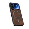 Adecuado para Xiaomi 17Promax Lente Metálica Funda Magnética para Teléfono Xiaomi 15Ultra Textura de Cuero Funda Protectora Anticaídas