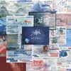 96 Adesivos de Trechos Originais de Novels BL, Designs Clássicos Populares de Novels com Protagonistas Masculinos Duplos, Adesivos para Caderno e Capa de Celular