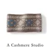 Diadema de Cachemira Tejida Transfronteriza, Estilo Jacquard Vintage, Calentador de Cabeza Cálido, Bufanda de Lana de Moda de Ala Ancha al por Mayor