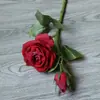 Flor Artificial con un Toque Realista, Rosa Hidratante, Flor Falsa con una Sensación Similar a la Rosa, Decoración del Hogar, Rosa Artificial Individual para Boda, Arte Floral con Toque Realista