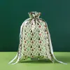 Bolsas de Regalo Navideñas con Cordón de Fábrica, Bolsas para Empaquetar Regalos de Navidad, Bolsas de Almacenamiento, Bolsas de Regalo para Fiestas