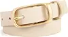 Cinto Decorativo Versátil Estilo Coreano Casual Feminino para Meninas, Unissex Largo com Fivela de Pino em Couro, Fabricante de Ponta