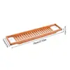 Nuevo Estante de Almacenamiento Retráctil y Ajustable de Madera de Bambú para Tina de Baño Hotel SPA Hogar Estante para Tina de Baño Baño