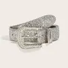 Comércio Exterior Europeu e Americano Cinto Sexy Moda Feminina Tendência Estilo Brilhante Olho Corrente de Cintura Fivela de Strass Cinto Largo