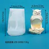 Molde de Silicona para Velas de Búho Madre e Hijo 3D para Decoración del Hogar Sala de Estar Molde de Resina para Velas Hechas a Mano