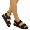 Moda Femenina Transfronteriza Sandalias Planas Versátiles Verano Ligeras Antideslizantes Eva Para Exteriores Sandalias de Playa Venta al por Mayor Comercio Exterior