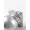 Tubo quadrado tampa de bola tampa de poste tampa decorativa acessórios de ferro forjado conjunto completo tampa de vedação bola redonda corrimão poste esférico