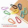 Pintura de color hebilla de montañismo con forma de calabaza gancho de resorte de seguridad de aleación de aluminio hebilla colgante para tetera equipaje accesorios de joyería diy
