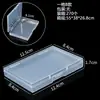 Plástico Transparente Pequena Caixa Quadrada Caixa de Joias Caixa Pequena para Fones de Ouvido Acessórios Mini Caixa de Brincos Caixa de Armazenamento Portátil Fabricante
