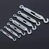 Tensor de Aparejo de Acero Estándar Nacional Hebilla Espiral Perno de Cesta Larga de Alambre Tensor de Cable de Acero Tensor de Cuerda de Barco para Levantar