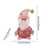 Cross-border novo Natal rosa série alce boneco de neve velho homem janela adereços decoração decoração suprimentos Boneca Boneca