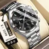 Relojes de Marca Suiza Transfronterizos Cronógrafo Impermeables Luminosos Relojes para Hombre Transmisión en Vivo Dropshipping