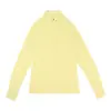 Oveja Perdida Lana Merino Secado Rápido Cuello Alto Media Cremallera Chaqueta Tejido Fino Merino Corte Ajustado Manga Larga