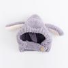 Gorro de protección auditiva para bebé, otoño e invierno, ins2024, con orejas de conejo, bonito gorro de lana de Corea del Sur para niños y niñas de 0 a 3 años