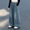 Jeans para Niña 2026 Otoño Nueva Llegada Niños Talla Mediana y Grande Casual Pantalones de Pierna Ancha Pantalones Rectos Ropa de Otoño para Niños Pantalones Largos