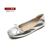 En Stock 2026 Estilo Francés Planas Estilo Chino Verano Ballet Nuevas Moño Poco Profundo Suela Suave Zapatos Rollo de Huevo para Mujer