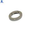 Fabricantes suministran aleación de zinc 6 puntos línea cuadrada rosca gruesa hebilla Anillo de resorte abierto ovalado Accesorios de ferretería para equipaje