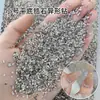 Mini joias de zircônia para nail art bling Estilo novo da Rede Vermelha invertido plano branco transparente champanhe formato especial pequeno diamante misturado