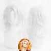 Fantasma Peripatético Lâmina de Extinção Pilar de Som Yu Marrom Edição Cabelo Tianyuan peruca cosplay Branca Cosplay de Animação